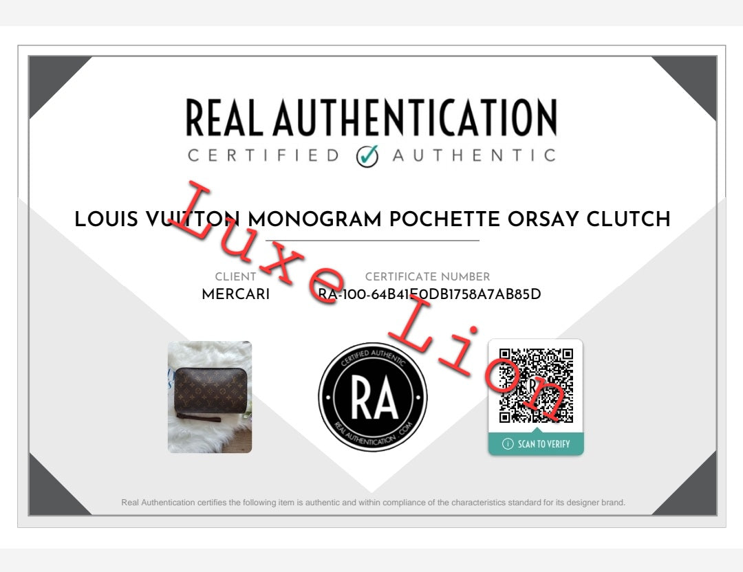 Louis Vuitton Monogram Pochette Orsay Clutch – The Luxe Lion Boutique